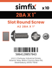 Simfix product label - SRBAA22025-D