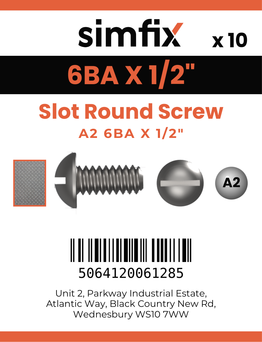 Simfix product label - SRBAA26012-D