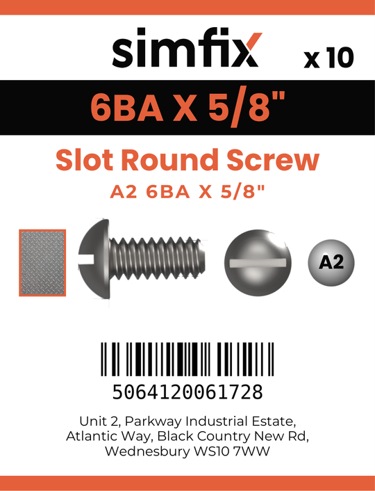 Simfix product label - SRBAA26016-D