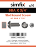 Simfix product label - SRBAA26019-D