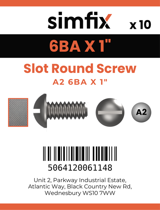 Simfix product label - SRBAA26025-D
