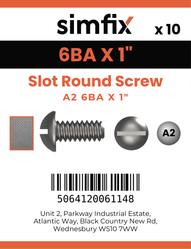 Simfix product label - SRBAA26025-D
