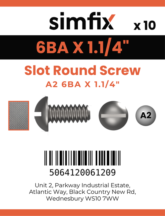 Simfix product label - SRBAA26032-D