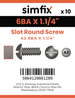 Simfix product label - SRBAA26032-D