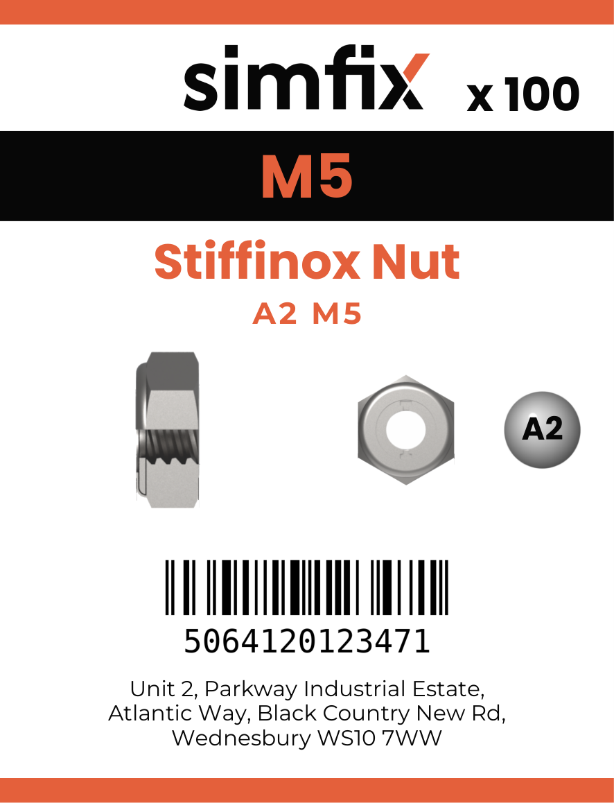 Simfix product label - STIFFA205-T