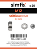 Simfix product label - STIFFA212-D
