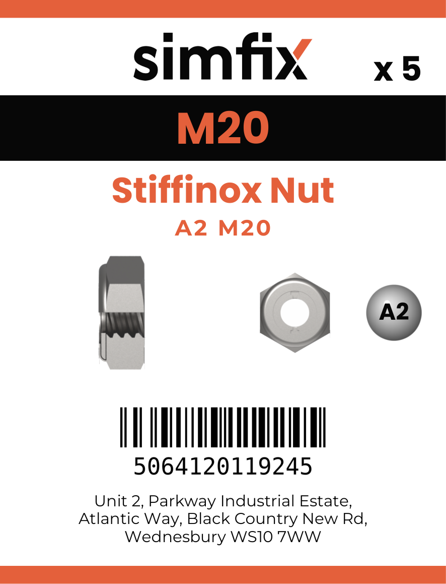 Simfix product label - STIFFA220-D
