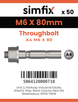 Simfix product label - TBA406080-T