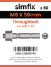 Simfix product label - TBA408050-T
