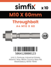 Simfix product label - TBA410060-D