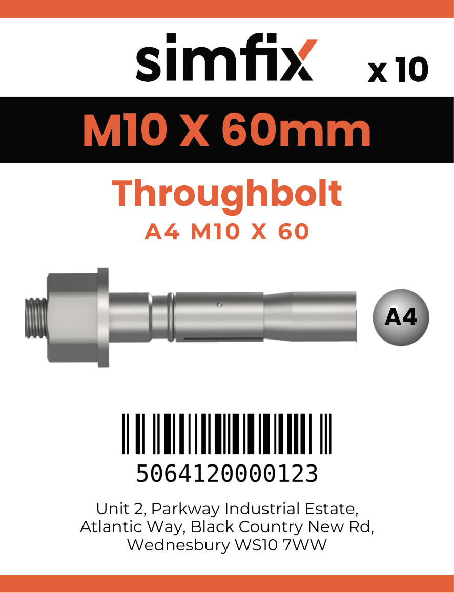 Simfix product label - TBA410060-D