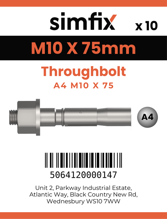 Simfix product label - TBA410075-D