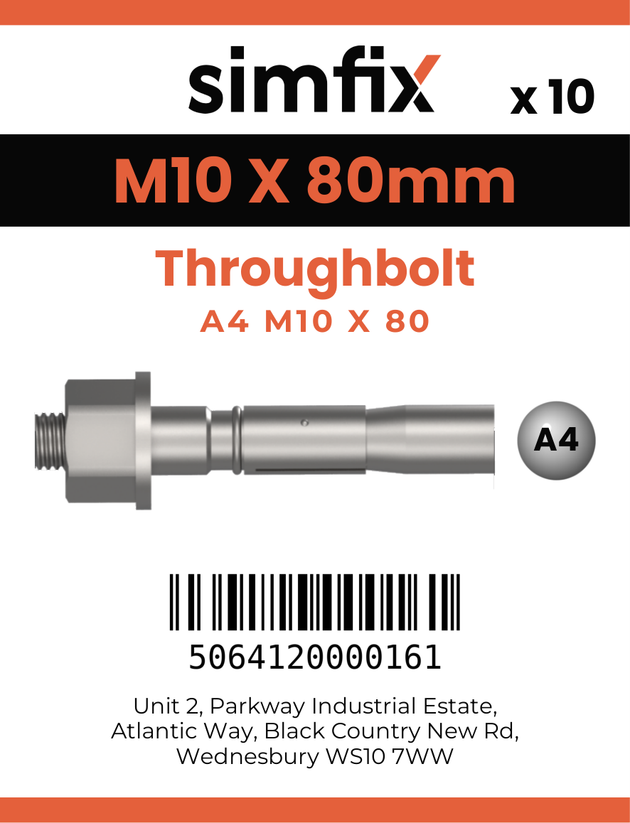 Simfix product label - TBA410080-D