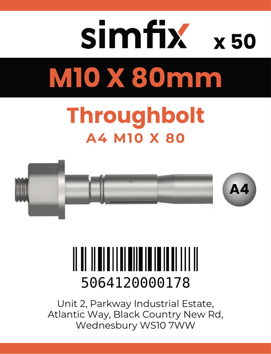 Simfix product label - TBA410080-T
