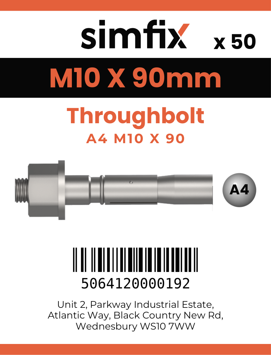 Simfix product label - TBA410090-T