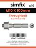 Simfix product label - TBA410100-D