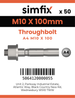 Simfix product label - TBA410100-T