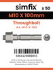 Simfix product label - TBA410100-T