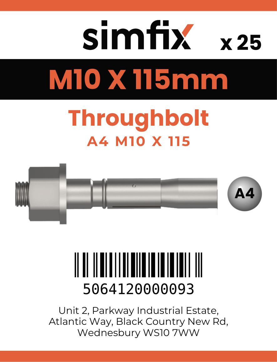 Simfix product label - TBA410115-T