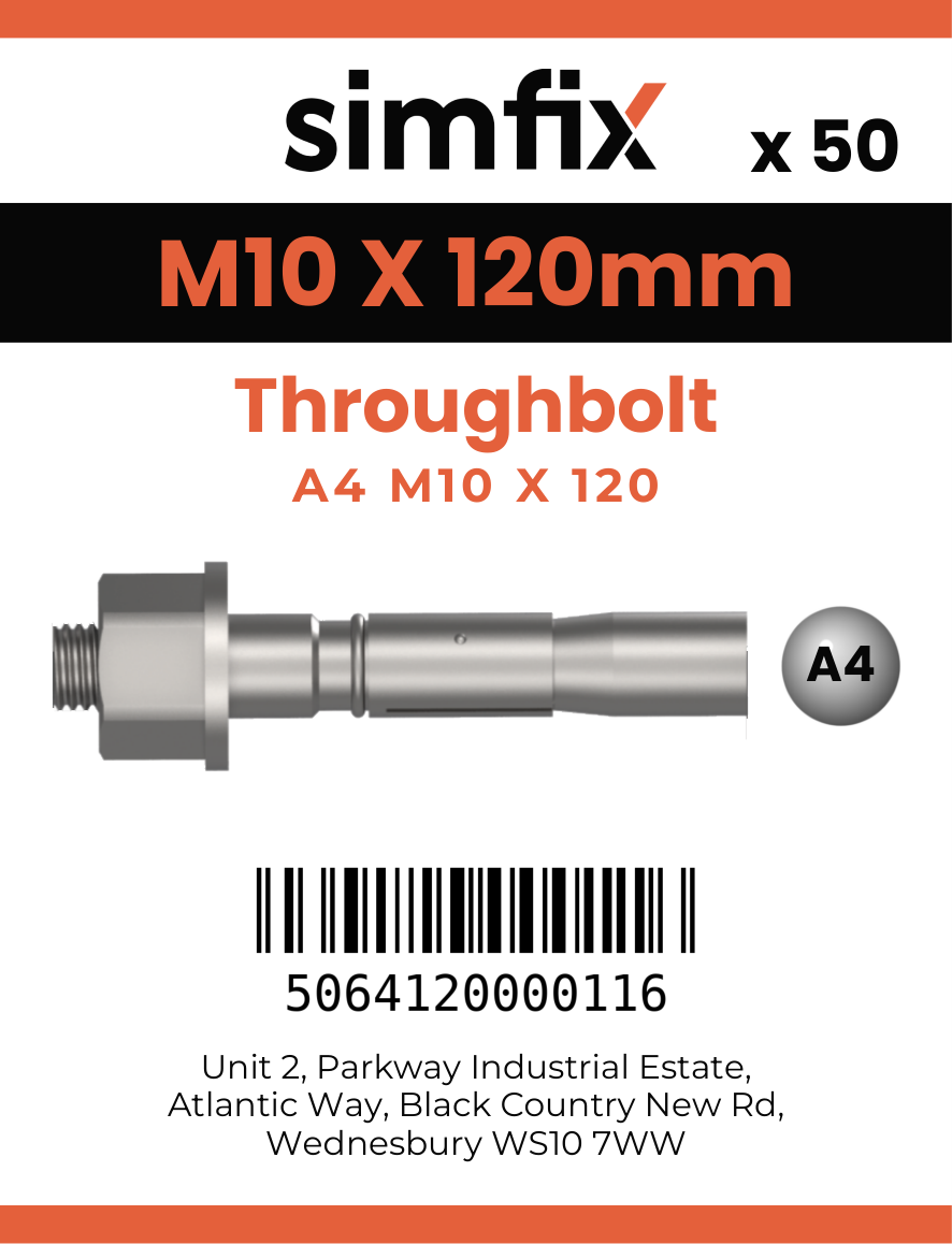 Simfix product label - TBA410120-T