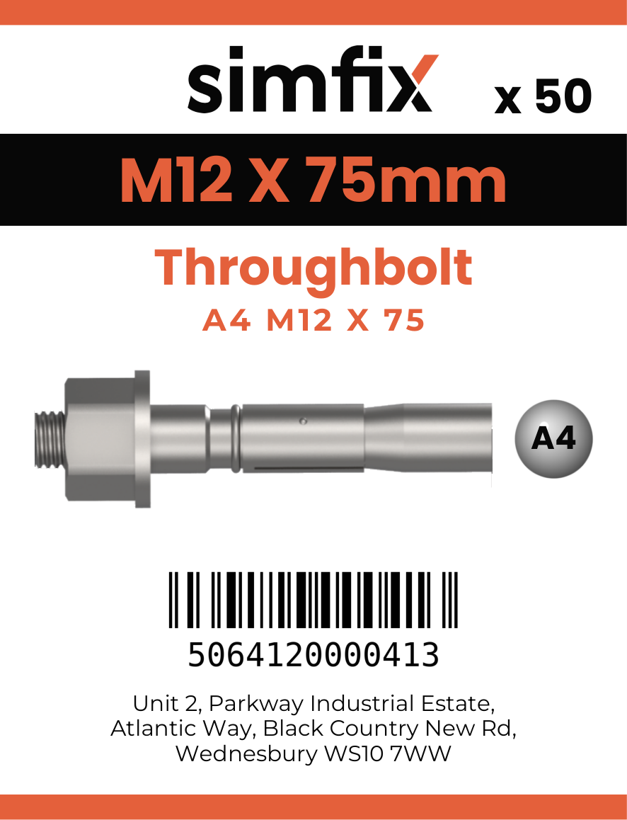 Simfix product label - TBA412075-T