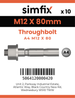 Simfix product label - TBA412080-D