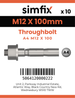 Simfix product label - TBA412100-D