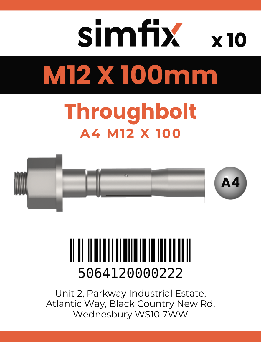 Simfix product label - TBA412100-D
