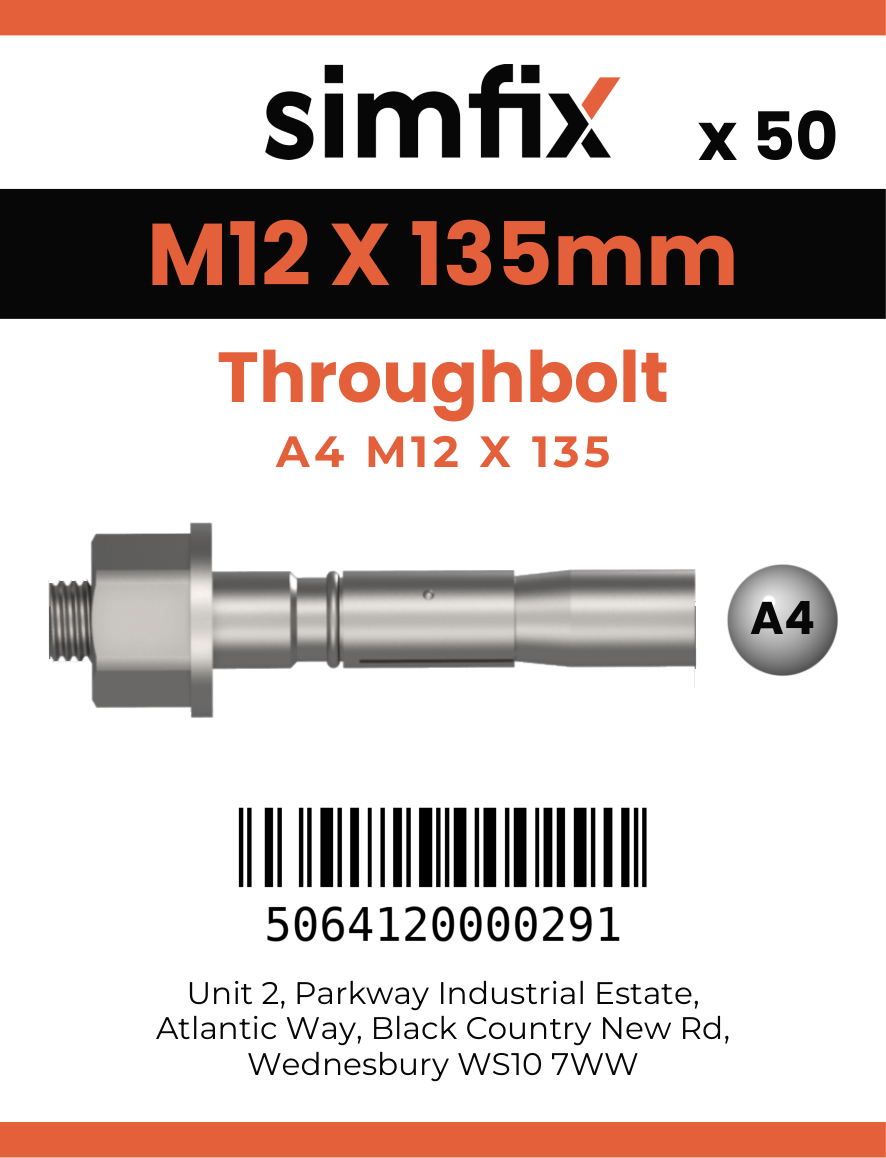 Simfix product label - TBA412135-T