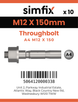 Simfix product label - TBA412150-T