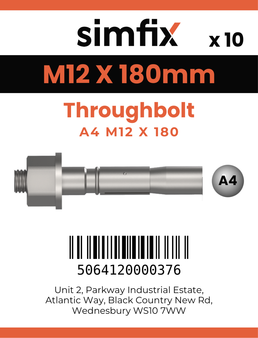 Simfix product label - TBA412180-T