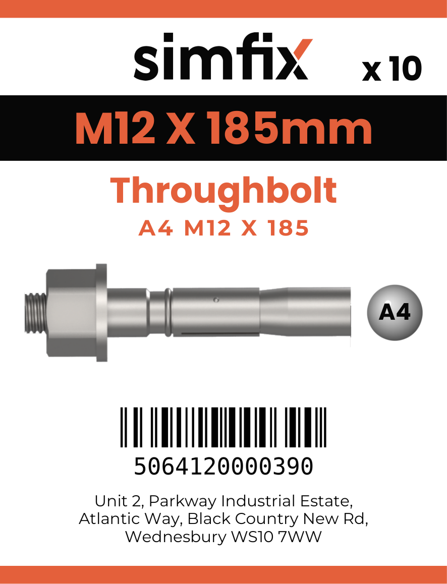 Simfix product label - TBA412185-T