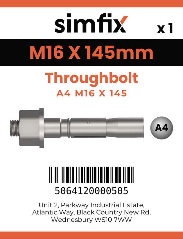 Simfix product label - TBA416145-D