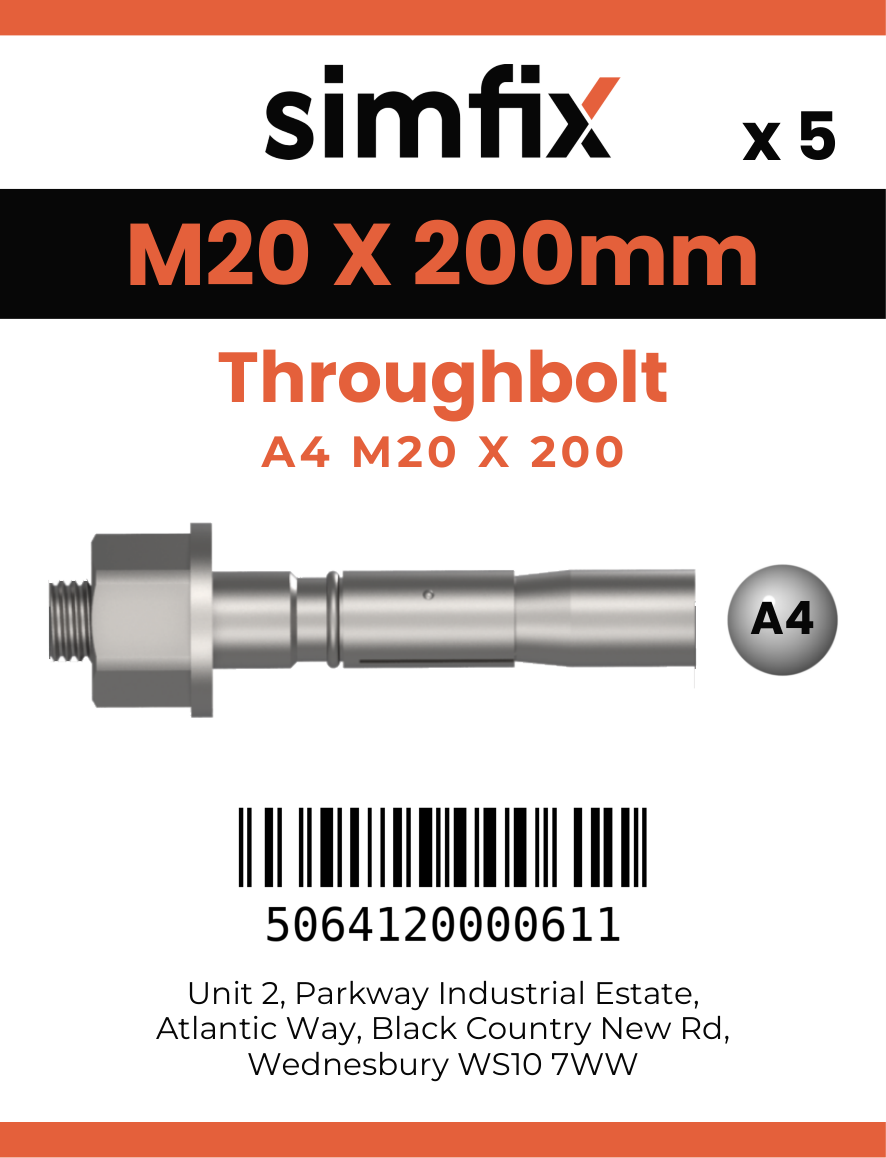 Simfix product label - TBA420200-T