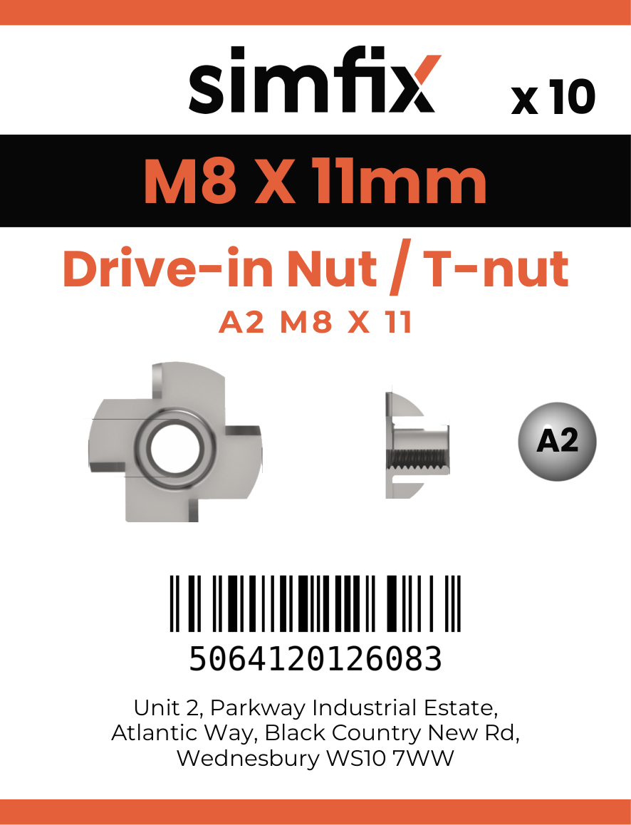 Simfix product label - TNA208-D