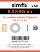 Simfix product label - WTA280060-T