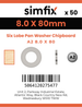 Simfix product label - WTA280080-T