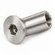Socket countersunk head sleeve nut, stainless steel